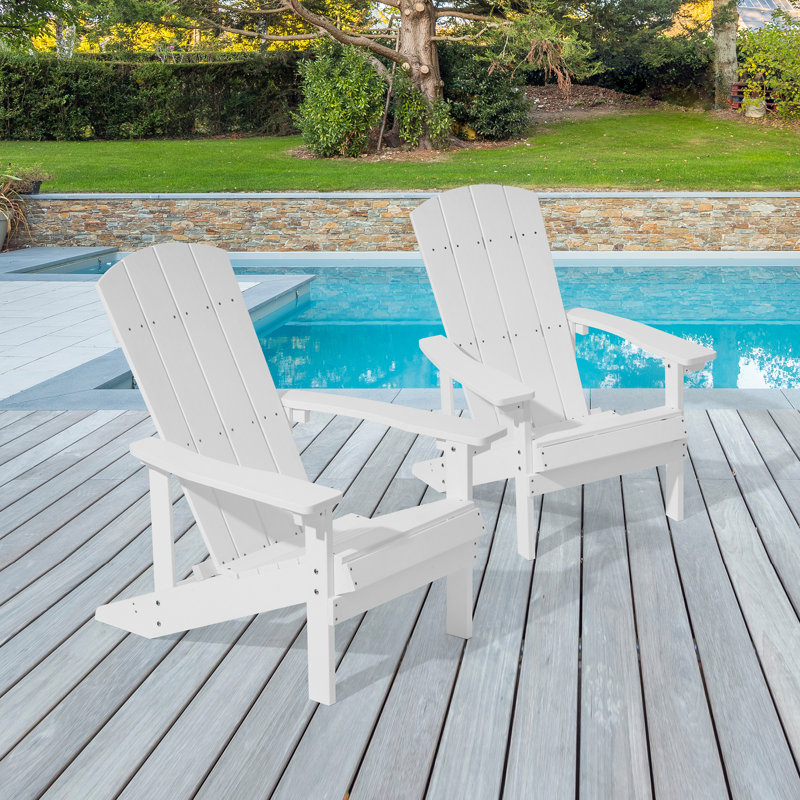 HIPS Adirondack Chair, White