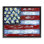  Art mural sur toile, "Flower Stars & Stripes" par Estelle Grengs