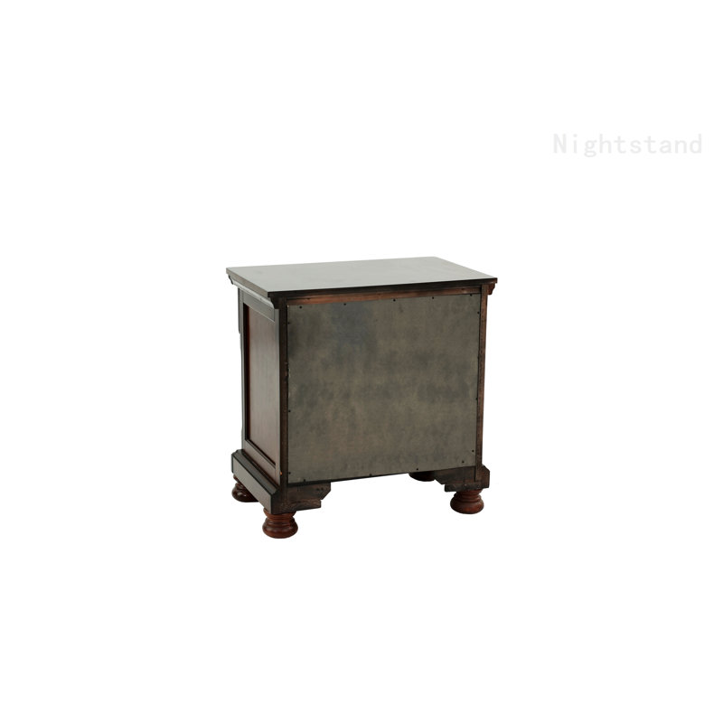Table de chevet en cerisier antique