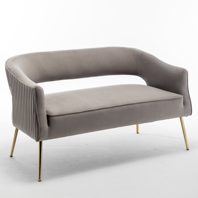 Ivy Bronx Kenzlee 3-Piece Velvet Living Room Set | Wayfair