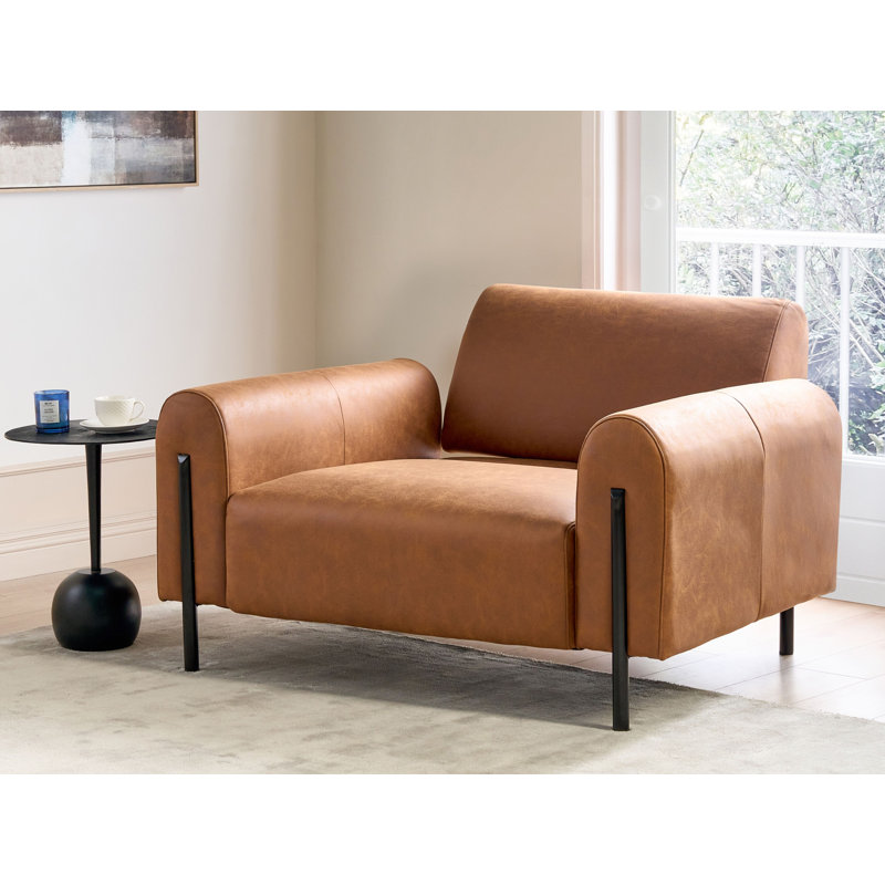 Saiyan 2 - Piece Living Room Set, Golden Brown