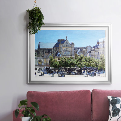Claude Monet Saint, reproduction d'art encadrée