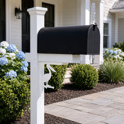 Pelican Mailbox Bracket: Weather Resistant Beach House Decor