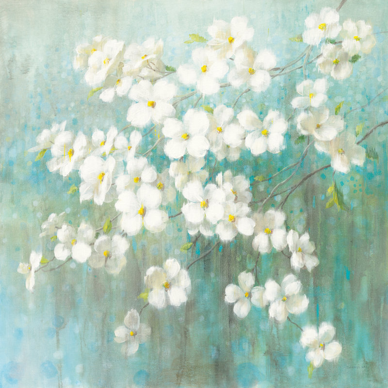 Spring Dream I Abstract by Danhui Nai - Wrapped Canvas Painting, 122cm H x 122cm W x 3.8cm D