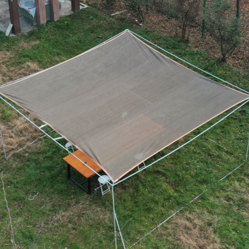 Sun Shade Sail, Shade Cloth Sun Shade Net 9.84x9.84ft 16 Reinforced Grommets Shade Trap