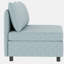 Canapé-lit modulaire en tissu avec rangement Chenille-2026394547-1980910261