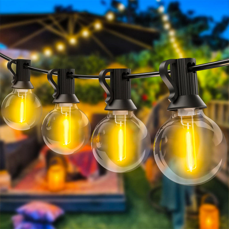 Andaleeb 1828.8cm 33 - Bulb Festoon Lights String Light (End to End Connectable)