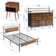 Belteau Steel Platform 4 Piece Bedroom Set