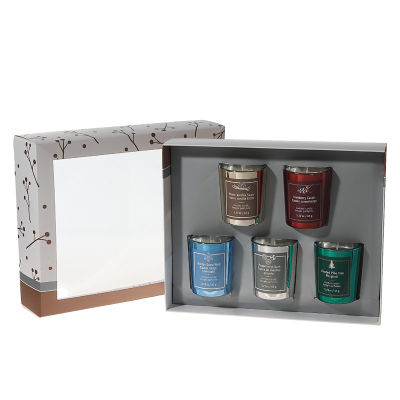 Ensemble de bougies parfumées 5 pièces