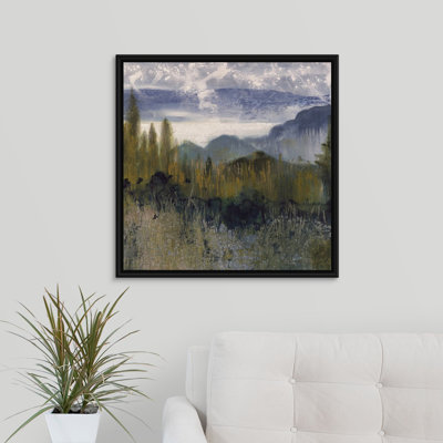 « distante peak », peinture sur toile