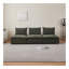 Canapé-lit simple moderne sans accoudoirs avec repose-pieds - siège compact de conception compacte-543331468