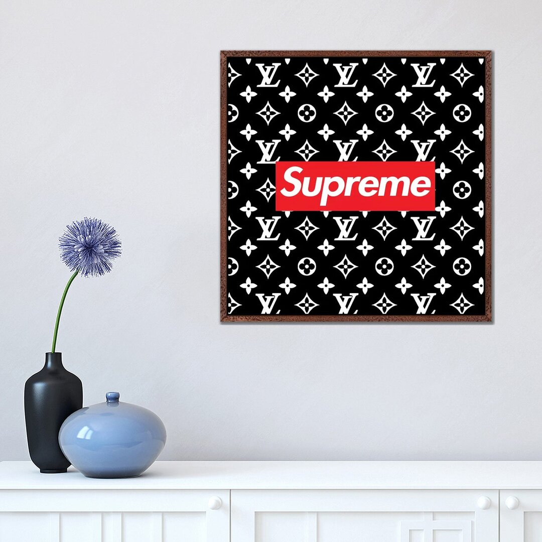 Leinwandbild - Werbung „LV Black Supreme” von Art Mirano