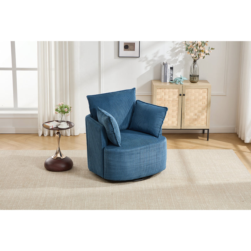 Chaise pivotante, Bleu