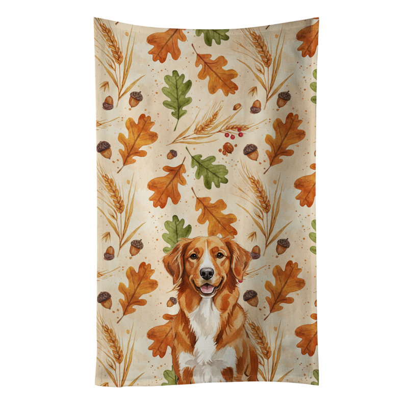 Serviette de cuisine tricolore Sheltie, Orange Nova Scotia Duck Tolling Retriever