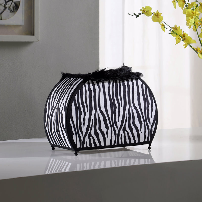 Porte-monnaie à imprimé animal avec lampe noire