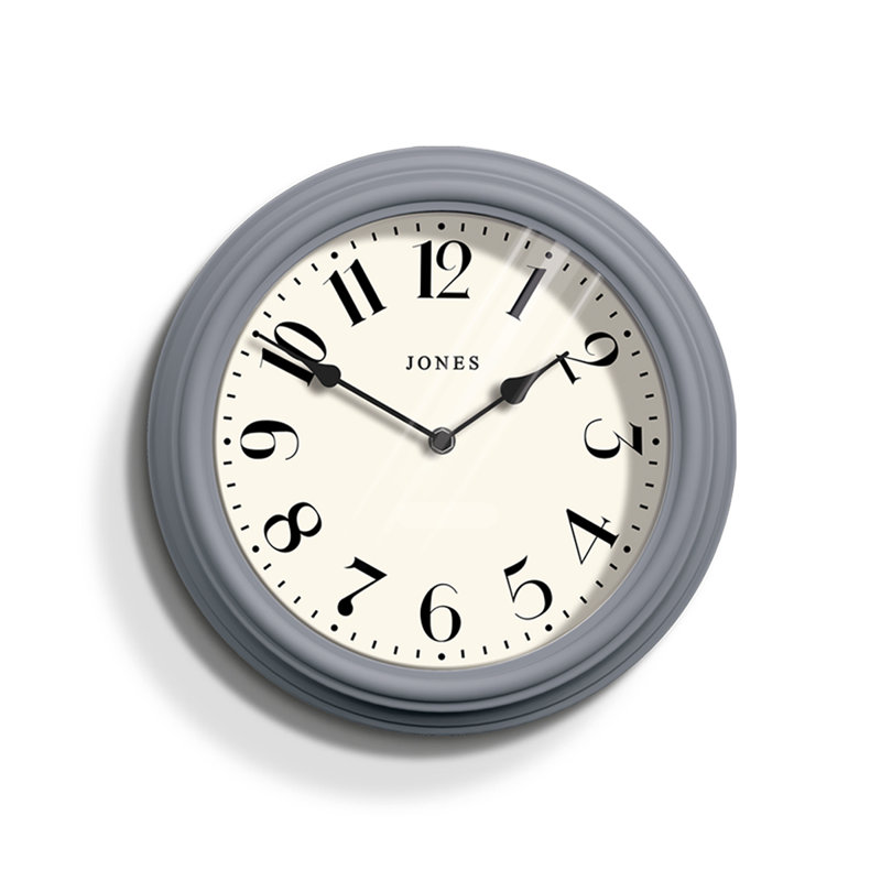 Venetian Acrylic Wall Clock, French Navy Blue