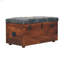 Coffre de rangement en cuir Buffalo