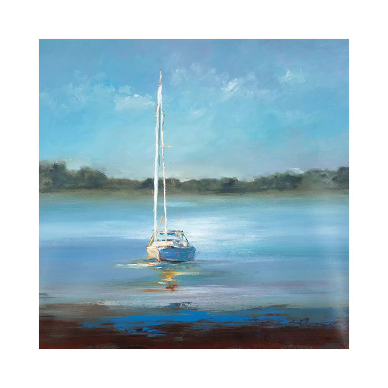 Safe Harbor by Lisa Ridgers - Wrapped Canvas Painting, 30.48 cm H x 30.48 cm W