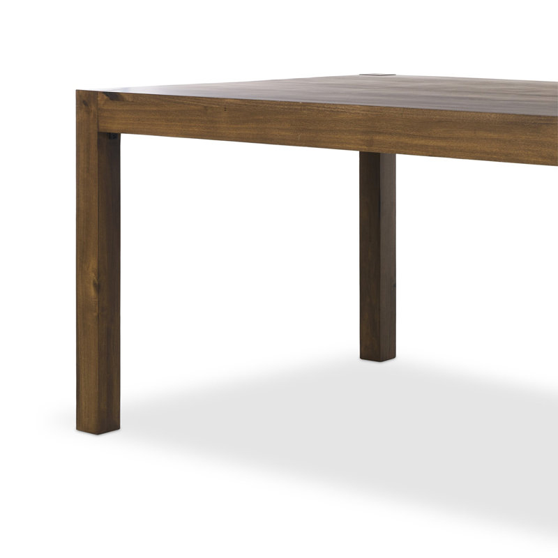 Kenzie Solid Wood Dining Table, 30" H x 96" L x 42" W, Auburn Poplar