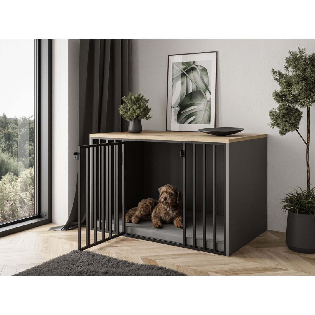 Dog Crate TOBI Kennel Cage Furniture Piece Dog House