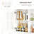 Large Countertop Kitchen Pantry Cabinet