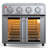 Plumchef 26QT Extra-Large French Double-Door Air Fryer Convection Toaster Oven, 1700W, 7 Preset Menus, 7-In-1 Multi-Function For Bake, Roast, Grilling,Toast,Dehydrate& Defrost, Stainless Steel-124006908