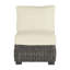Fauteuil de chambre modulaire rustique tissé - gris ardoise-607864352-600847746-600847099