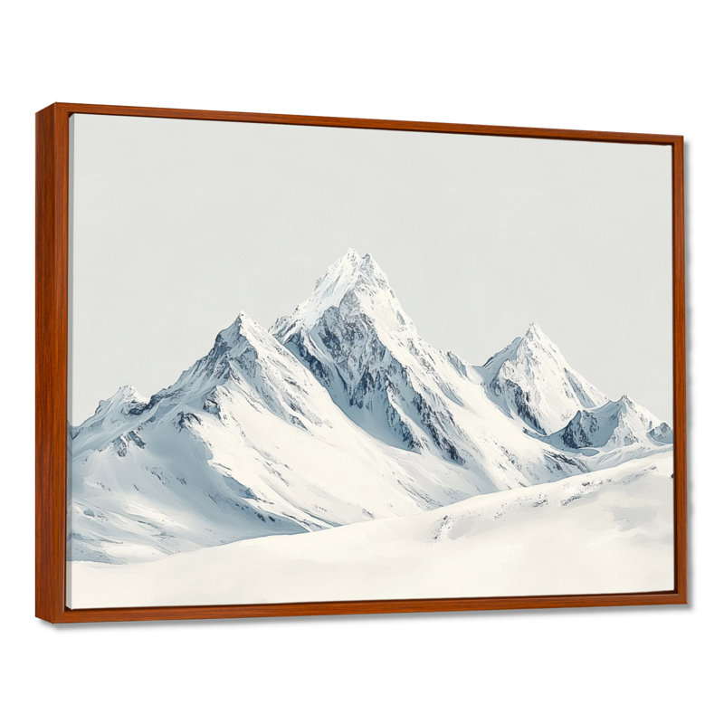 Gerarda - Landscapes Wall Art, 24" H x 32" W, Floater Framed, Brun