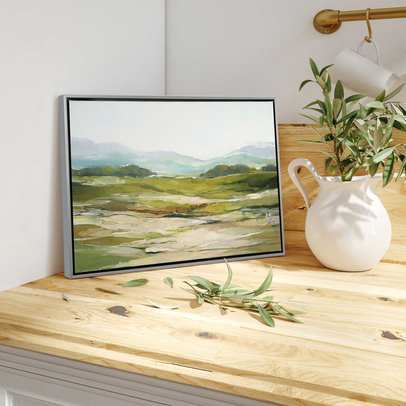 «Loyal Daydreamers», reproduction sur toile, H 10 po x l 14 po x P 1,75 po, Cadre flottant en chrome poli