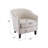 Upholstered Stripe Barrel Chair