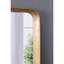 Miroir carré 32 po x 32 po avec cadre en bois - salon, salle de bain, entrée. Style ravissant, bords arrondis. Miroir 29,9 po x 29,9 po, 50% bois de pin, 25%, 19,6 lb, bordure en bois brun simple-109881824-109881825