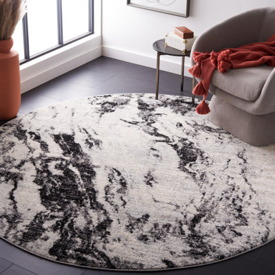 Dwana Machine Woven Abstract Area Rug