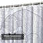 Rideau de douche avec 12 crochets Raccoon Tree-1811749292
