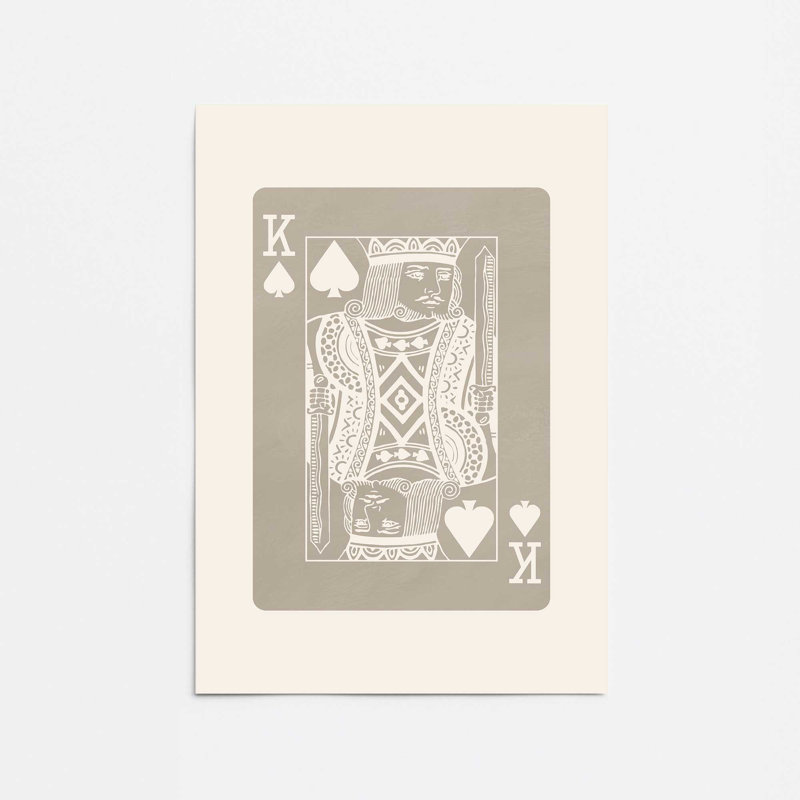 Imprimé en rouleau carte beige, H 16 po x l 12 po