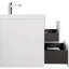 Meuble-lavabo de 30 po avec lavabo, lavabo en résine, tiroirs à fermeture en douceur. Blanc brillant 24V11-30Gw. Élégant meuble-lavabo flottant avec évier. Comptoir moderne, ajout pratique