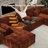 3 - Piece 129.9" U-shaped Convertible Sofa With Chaise Lounge, Modern Sofa Modular Sectional Cloud Couch, 4-seat Deep Seat Sofa With 9 Pillows, Boneless Sofa Couch For Livingroom Bedroom Apartment, Compression Sofa In A Box, No Assembly Required-123855353