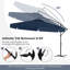 Parasol suspendu en porte-à-faux 10 pi-1865110370