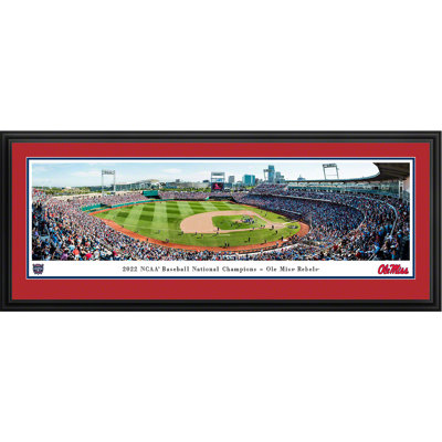 Ole Miss Rebels, 2022 College World Series Champions Panoramic Print