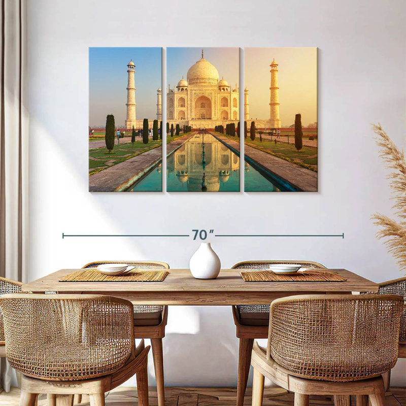 The Taj Mahal, 36" H x 57" W