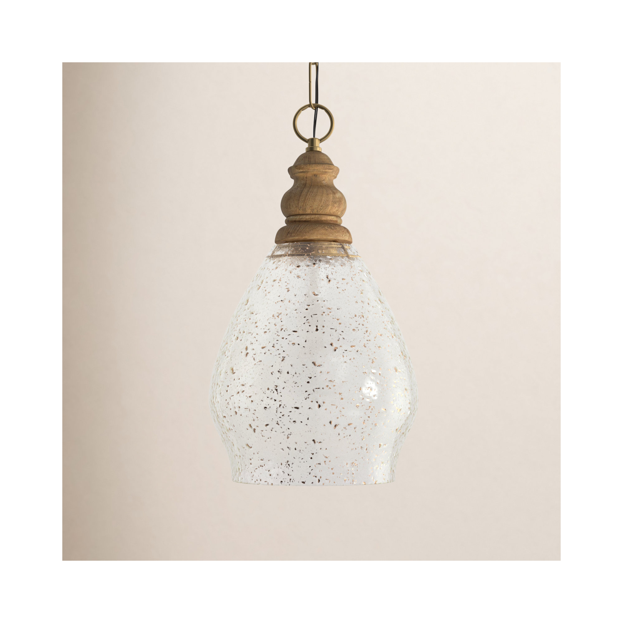 Jorian Single Light Glass Dimmable Pendant