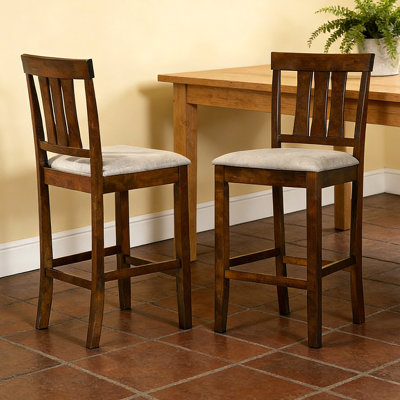 Counter Height Bar Stool Set Of 2 Barstools Counter Height Stools 2Pc Dining Pub Height Chairs