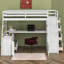 Lit mezzanine avec 7 tiroirs, 2 tablettes et un bureau-908904767-908904752