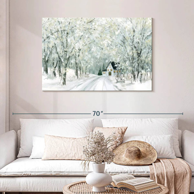 Christmas Lane, 30" H x 45" W