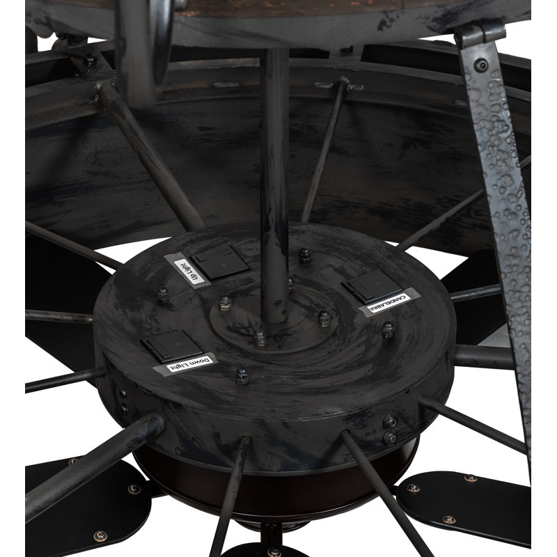 62" Wide Costello 18 Light Two Tier Chandel-Air, 74" H x 74" W x 74" D