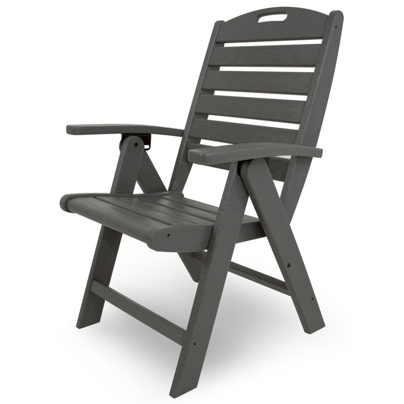 TREX Outdoors Yacht Club Highback Chair, Gray