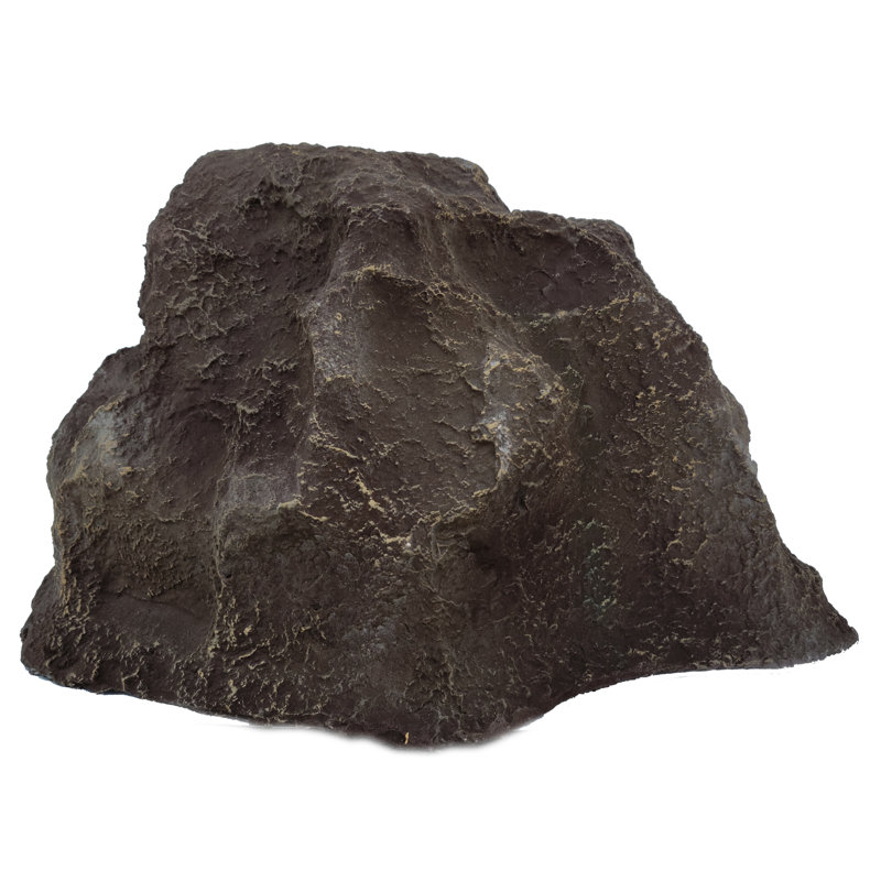 River Brown Fiberglass Artificial Boulder Rock Cover, 16"