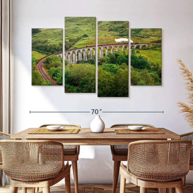 Paysage du viaduc Glenfinnan, H 42 po x l 68 po
