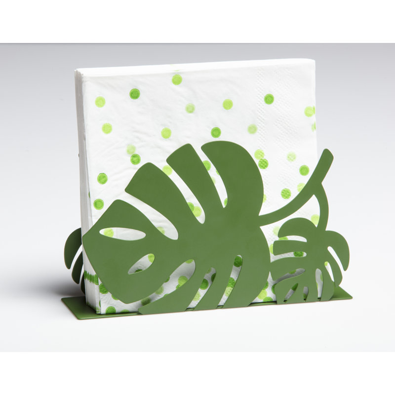 Porte-serviette feuille, Vert