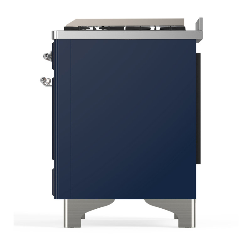 Majestic III Series 36 Inch Dual Fuel Range with 6 Sealed Burners, Griddle, in Emerald Green (Natural Gas, Copper Trim)