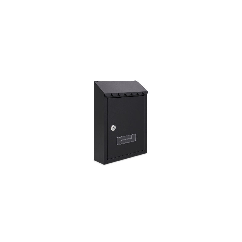 Stallings Steel Wall Mounted Post Box, Black